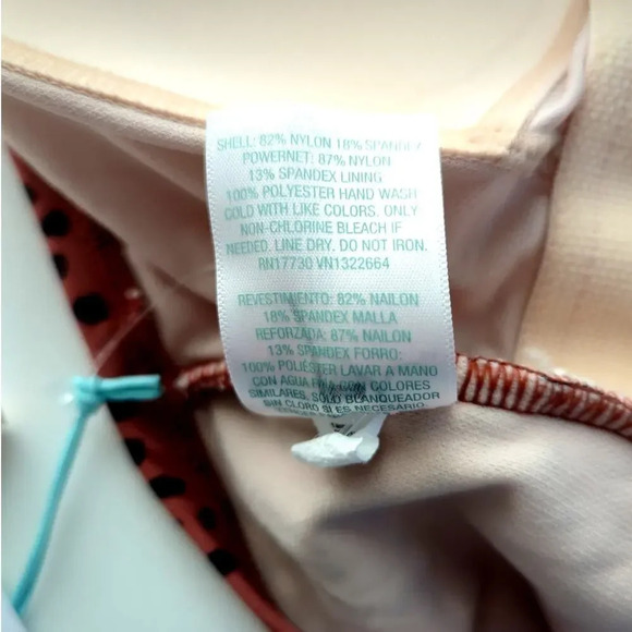 Kona Sol High Neck Adjustable Straps Full Coverage One Piece Swimsuit Size 16 - Picture 6 of 7